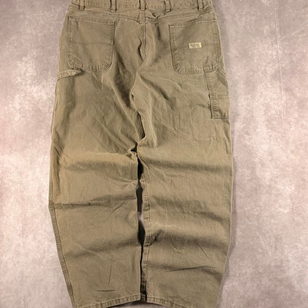 vintage wrangler tan baggy carpenter pants